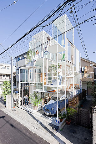 บ้านโปร่งแสงในญี่ปุ่น
