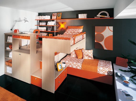 Children’s Loft Bedrooms by Sangiorgio Mobili