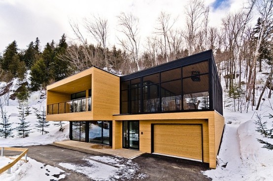 Via Sauvagia Residence ấn tượng giữa vùng tuyết trắng - Via Sauvagia - Quebec - Canada - Trang trí - Kiến trúc - Ý tưởng - Thiết kế đẹp - Nội thất - Nhà đẹp