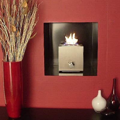 Stylish ‘Cube’ fireplace even fits in your old fireplace