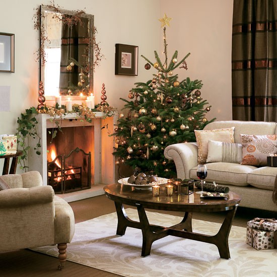10 Christmas living room decorating ideas - ไอเดีย - ห้องนั่งเล่น - Christmas