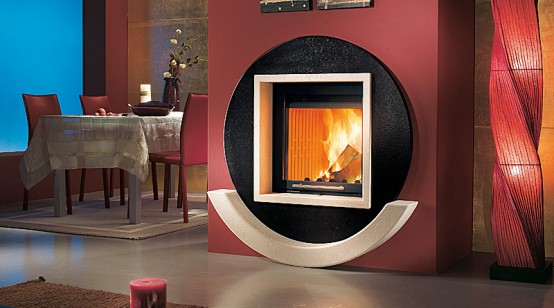For a Warm Living Room with Special Design of Fire Place - Fire Place