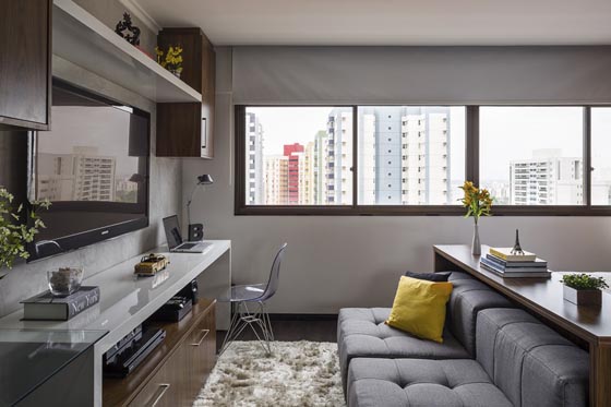 Experience Comfortable Living in Just 30 Sqm-Apartment in Brazil [Video] - BEP Architects - Brazil - Design - Decoration - Ideas - Interior Design - Apartment - Furniture - Dream Home - Video