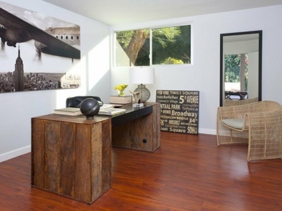 Dramatic Masculine Home Office Design Ideas For Men - Ideas - Design - Home Office