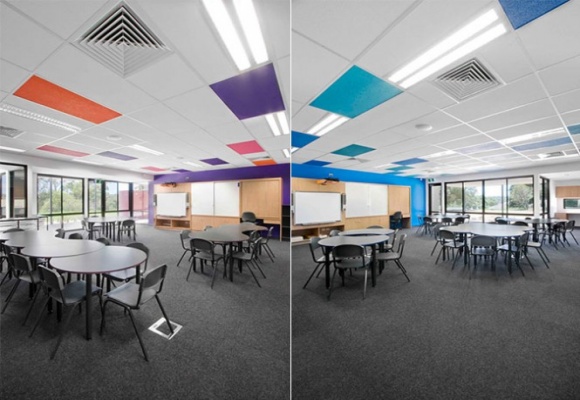 Play with Color in a Beautiful School - Interior Design