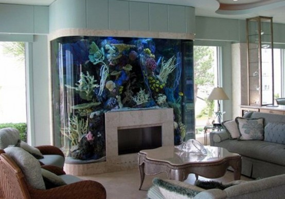 Beautiful Aquariums in Home Interiors - Aquarium - Decoration - Ideas - For Pet