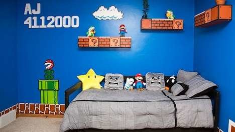 Cuốn hút với căn phòng ngủ phỏng theo trò chơi kinh điển Super Mario