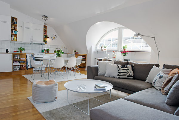 อพาร์ทเมนท์ที่สดใสที่สวีเดน - ตกแต่งบ้าน - บ้านในฝัน - ออกแบบ - ไอเดีย - ห้องนอน - ห้องน้ำ - ตกแต่ง - การออกแบบ - จัดสวน - ของแต่งบ้าน - ห้องนั่งเล่น - เฟอร์นิเจอร์