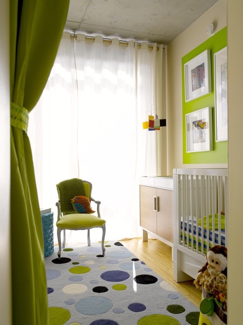 แบบห้องเด็ก แต่งสวย ด้วยสีเขียว สดใสอารมณ์ดี