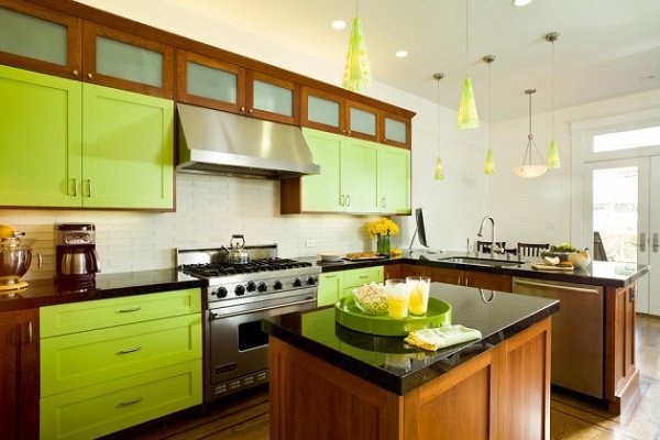 5 ห้องครัวสีเขียว เก๋ๆ