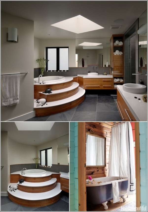 Thư giãn tuyệt đỉnh với bồn tắm đẹp mắt - Thiết kế - Phòng tắm - Bồn tắm