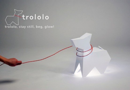 Ngộ nghĩnh với đèn sàn Trololo hình chú chó