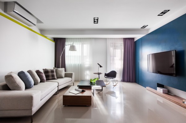 Ngôi nhà mang hai màu xanh nhạt và tím từ Z-Axis Design - Z-Axis Design - Thiết kế - Nhà đẹp - Ngôi nhà mơ ước