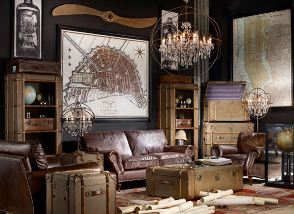 Sophisticated and Creative Eclectic-Vintage Room Designs by Timothy Oulton - Design - Interior Design - Design News - Photos