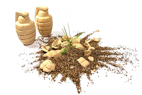8 thiết kế lạ mắt lấy cảm hứng từ những quả bom. - Sáng kiến - Sáng tạo - Vật dụng