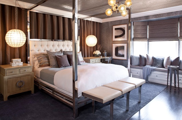แบบเตียงสี่เสาสไตล์โรมัน ความสวยหรูที่คู่ควรสไตล์โรมัน - เฟอร์นิเจอร์ - เตียงนอน - เตียง4เสา - แบบเตียงนอน - แต่งห้องนอน