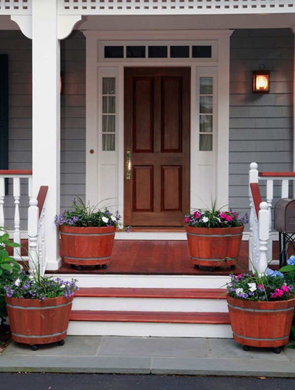 ตกแต่งหน้าประตูบ้านด้วย กระถางดอกไม้ - ตกแต่งบ้าน - ไอเดีย - แต่งบ้าน - ไอเดียเก๋ - ของแต่งบ้าน - ไอเดียแต่งบ้าน - สวนสวย - ตกแต่ง