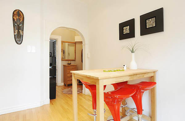 Small Area but Unique Idea in Stockholm Apartment - Interior Design - Apartment