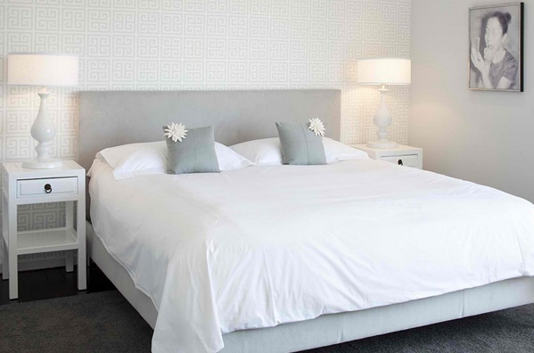 Phòng ngủ thêm sang với giường màu trắng - Thiết kế - Phòng ngủ - Giường - Nội thất