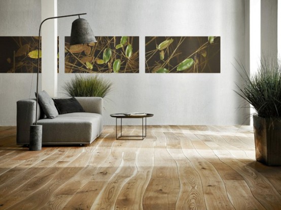 Sàn nhà đẹp tự nhiên với gỗ cứng của thân cây - Trang trí - Ý tưởng - Sàn nhà gỗ