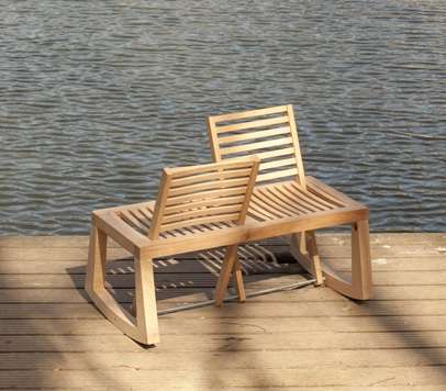 "Double View Bench" - Băng Ghế Sáng Tạo Của Chloe de la Chaise - Ghế - Nội thất - Sáng tạo - Chloe de la Chaise