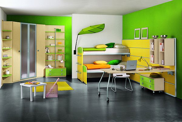 Phòng ngủ đầy sắc màu dành cho bé yêu - Trang trí - Nội thất - Phòng ngủ - Ý tưởng - Thiết kế đẹp - Màu sắc - Phòng cho bé