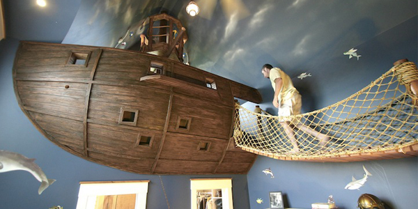 Phòng Ngủ Tàu Cướp Biển, Niềm Mơ Ước Của Các Bé Trai - Nội thất - Thiết kế đẹp - Thiết kế - Phòng ngủ - Ý tưởng - Trang trí