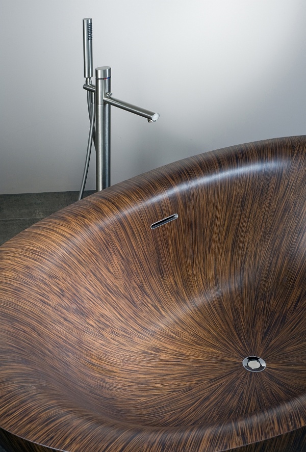 Nhà tắm sành điệu với bồn tắm gỗ đẹp - Bồn tắm gỗ - Bồn tắm - Thiết kế - Phòng tắm