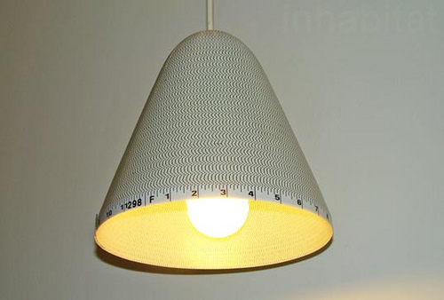 “Measuring Light” โคมไฟสวยจากสายวัดความยาว - ของแต่งบ้าน - เฟอร์นิเจอร์ - โคมไฟ - Measuring Light - โคมไฟจากสายวัด - สายวัดความยาว