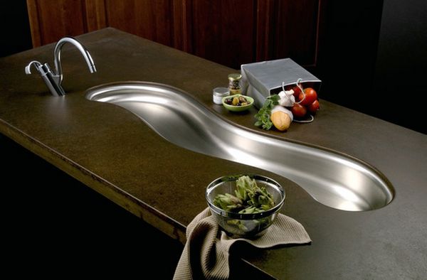 Những chiếc bồn rửa có kiểu dáng sáng tạo cho nhà bếp - Ý tưởng - Nội thất - Thiết kế - Thiết kế đẹp - Nhà bếp - Bồn rửa