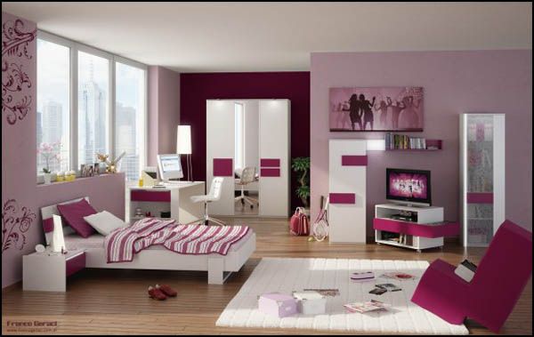 Phòng đẹp lãng mạn dành cho các bạn gái teen - Phòng cho teen - Thiết kế