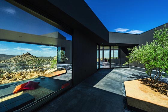 Ngôi nhà tuyệt đẹp nổi bật giữa sa mạc Mojave - Thiết kế - Thiết kế đẹp - Nhà đẹp - Ngoài trời - Ngôi nhà mơ ước