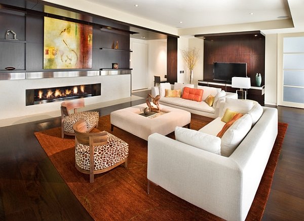 Những phòng khách hiện đại mang phong cách tối giản