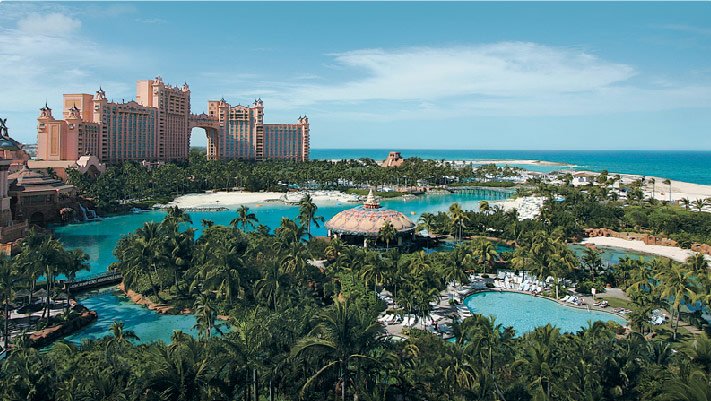 Dekor hotela Atlantis, na Bahamima
