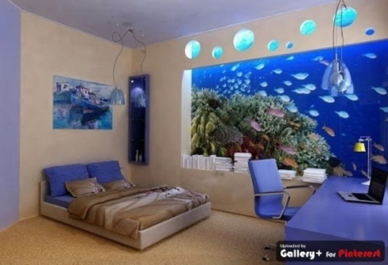 Beautiful Aquariums in Home Interiors - Aquarium - Decoration - Ideas - For Pet