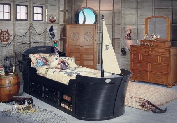 Disney Pirates 4 Pc Boat Bedroom