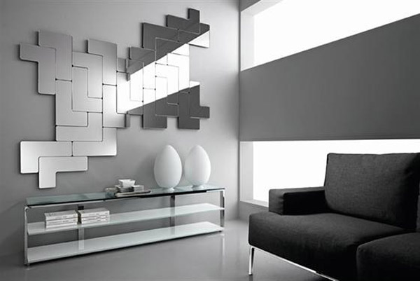 Dùng gương trang trí cho phòng khách thêm độc đáo - Trang trí - Phòng khách