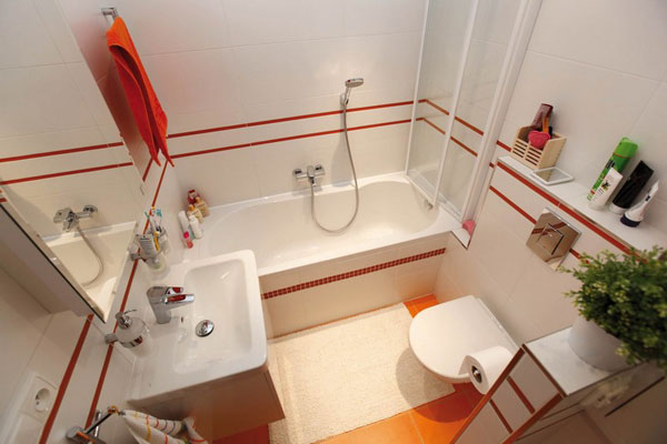 Glamourous Ideas for Small Bathroom Designs - Decoration - Interior Design - Design - Furniture - Ideas - Bathroom - Small Space