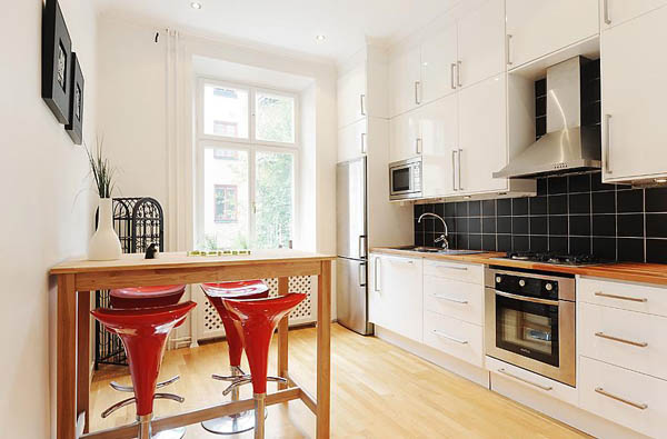 Small Area but Unique Idea in Stockholm Apartment - Interior Design - Apartment