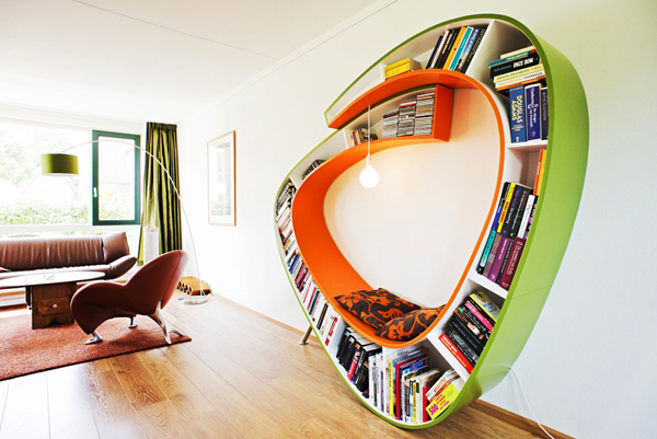 ชั้นหนังสือสำหรับหนอนหนังสือ - ตกแต่งบ้าน - ไอเดีย - การออกแบบ - ตกแต่ง - ของแต่งบ้าน - แต่งบ้าน - เฟอร์นิเจอร์ - ออกแบบ - บ้านในฝัน - ห้องนั่งเล่น