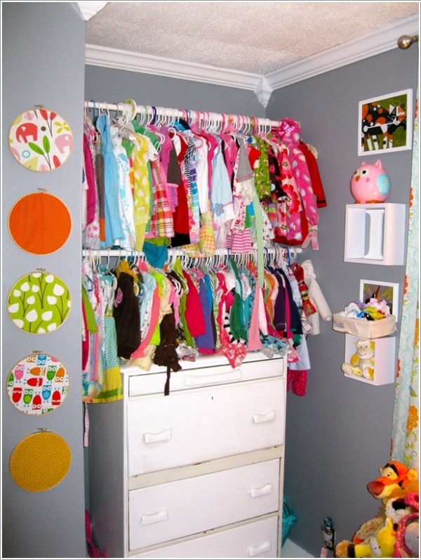 5 thiết kế tủ đồ hoàn hảo cho trẻ sơ sinh
