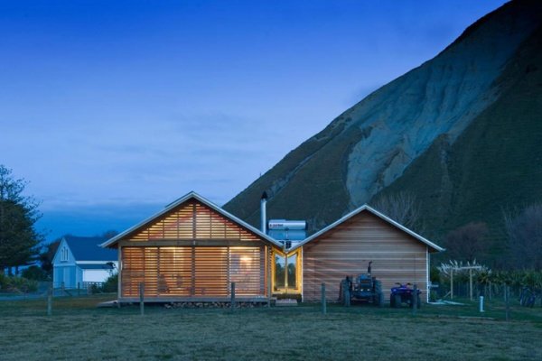 Ngôi nhà gỗ xinh xắn giữa thảo nguyên Southern Hawkes Bay, New Zealand