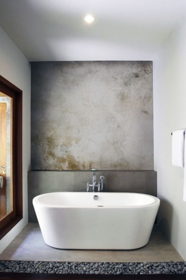 Phòng tắm với chất liệu bê tông - Thiết kế - Phòng tắm