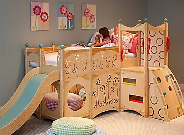 Giường đa năng cho trẻ thoả sức vui đùa - Trang trí - Nội thất - Phòng ngủ - Phòng trẻ em - Thiết kế đẹp - Ý tưởng