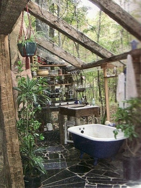 ห้องน้ำสไตล์ Boho - ตกแต่งบ้าน - แต่งบ้าน - ไอเดีย - บ้านในฝัน - ห้องน้ำ - การออกแบบ - เฟอร์นิเจอร์ - ตกแต่ง - ไอเดียเก๋