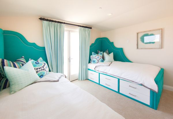 Không gian phòng ngủ thêm nhẹ nhàng với gam màu xanh ngọc - Trang trí - Ý tưởng - Nội thất - Thiết kế - Xu hướng - Phòng ngủ