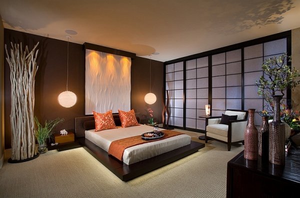 Những phòng ngủ mang phong cách Á Đông bình dị
