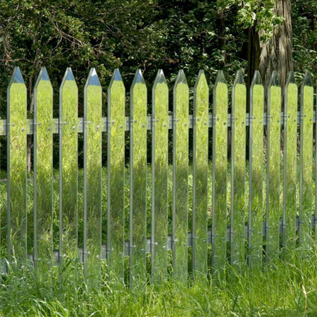 Thiết kế hàng rào Mirror Fence thú vị từ Alyson Shotz - Alyson Shotz - Ngoài trời - Hàng rào - Thiết kế