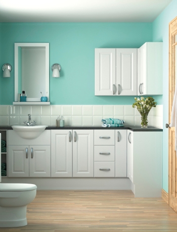 ทาสีห้องน้ำขนาดเล็ก