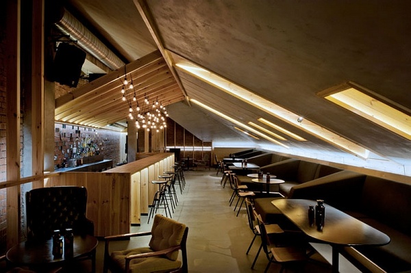 Quán bar ATTIC mang phong cách đương đại và mộc mạc - Quán bar - Thiết kế - Thiết kế thương mại
